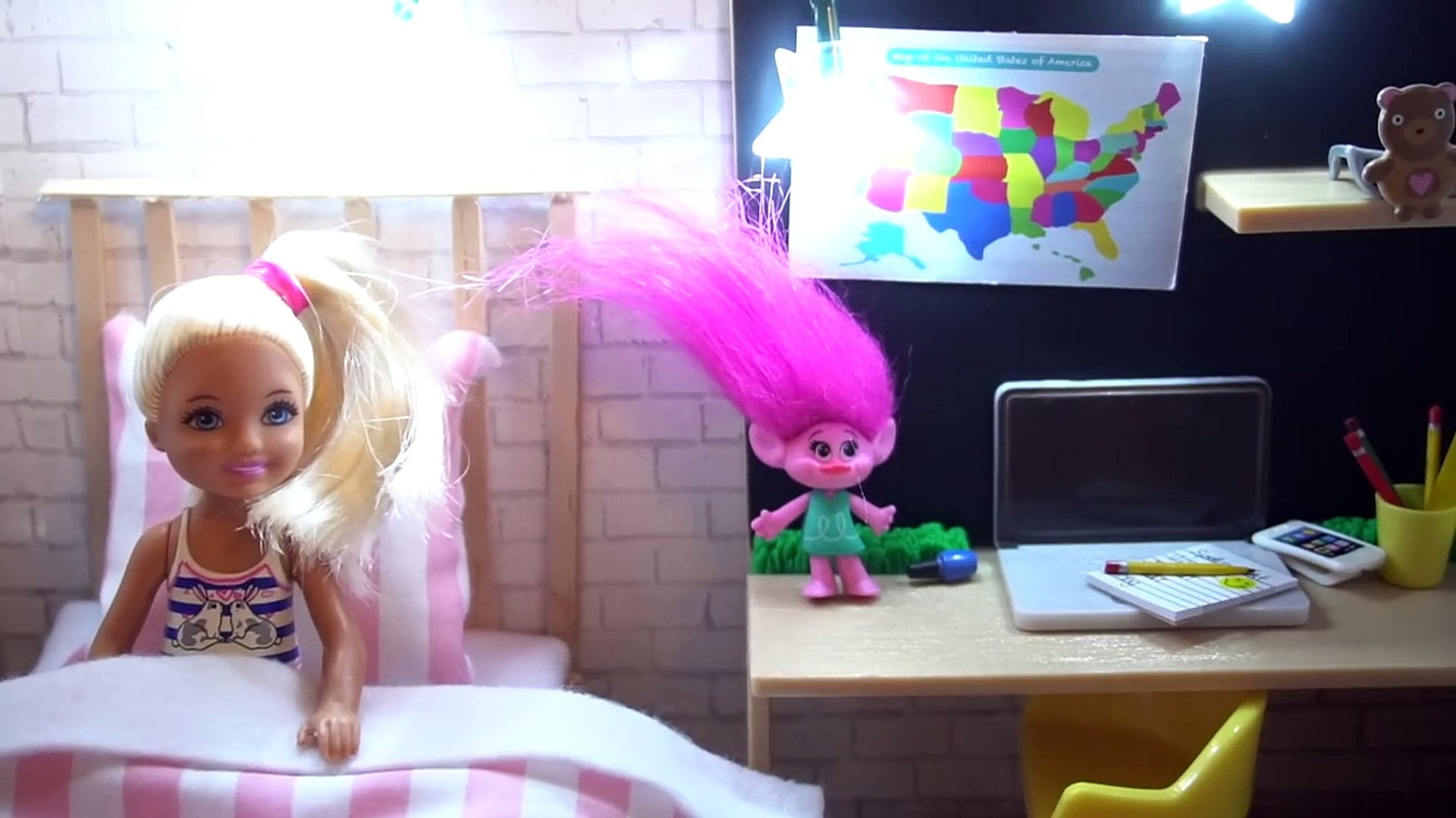 Nueva Habitacion de Barbie hermanita Chelsea - Series de Barbie y  Manualidades Para muñecas – Видео Dailymotion