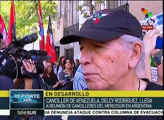 Argentinos apoyan la permanencia de Venezuela en el Mercosur