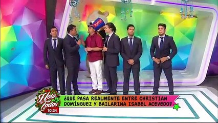 Christian Dominguez exploto contra Hola a Todos en vivo