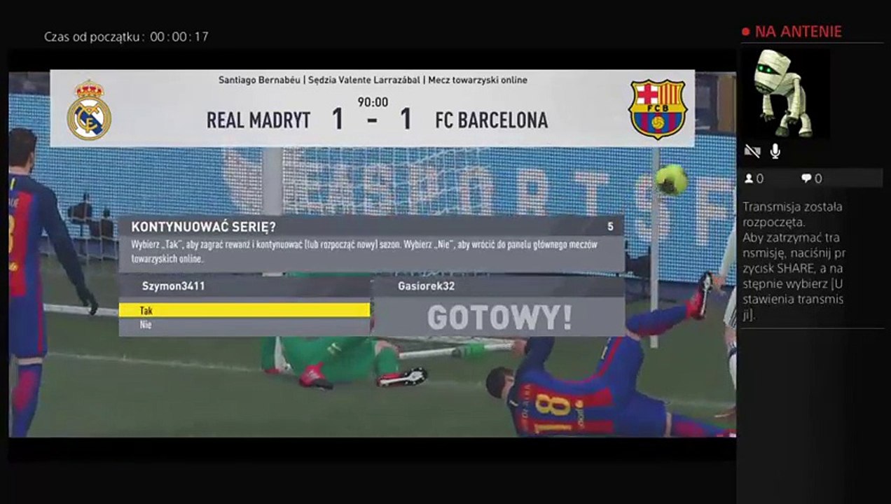 Transmisja na żywo z PS4 użytkownika Gasiorek32 (2)