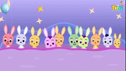 Ten in the Bed Nursery Rhyme with Lyrics 🎶 - Part 2