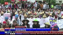 Massa Berbagai Wilayah Rembang Tuntut Pembangunan Pabrik Semen Dilanjutkan