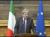 Roma - Consultazioni a Montecitorio. L'intervento di Paolo Gentiloni (13.12.16)