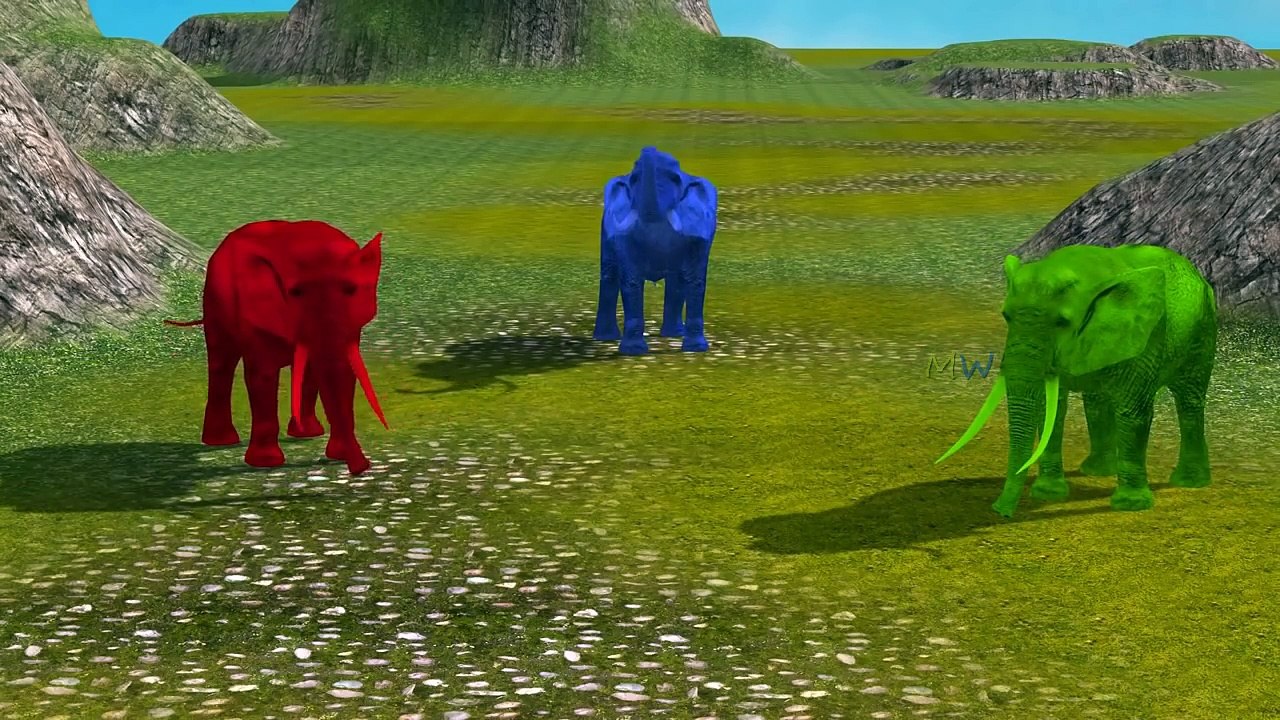 Colors Dinosaurs Tiger Horse Gorilla Cartoon Attack Fight Kids Cartoon Colors Dinosaurs Lion King