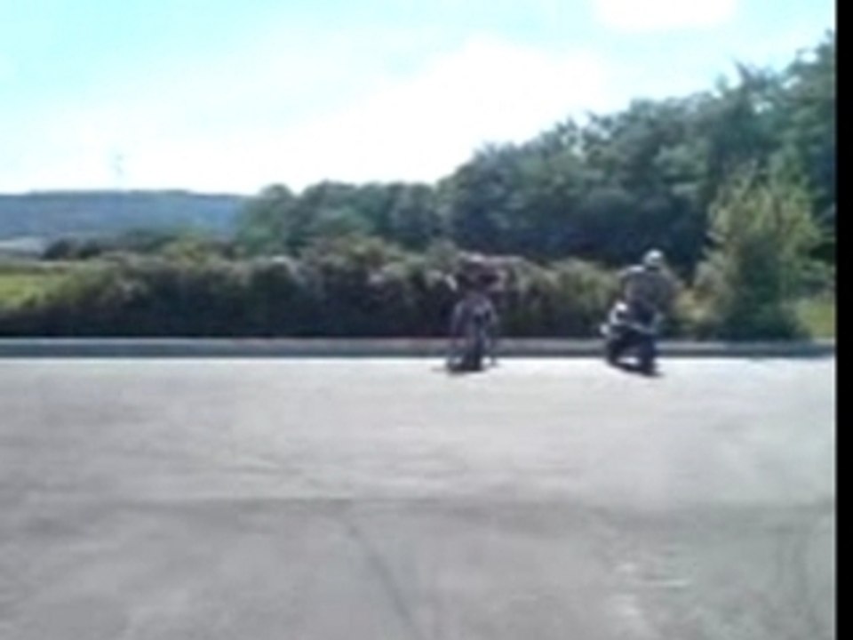 Tron VS Morgan stunt