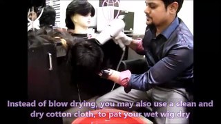 How to Dry your wig - Santhosh +91 78293 38459 Wash Instructions -Part 7/7