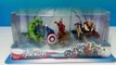 5 Marvel Avengers Assemble Figures Playset Review - Ironman Thor Hulk Captain America Hawkeye