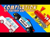 Toy Garage | Toy Factory | Tow Trucks | kids video | baby video
