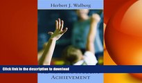 Read Book Advancing Student Achievement Kindle eBooks
