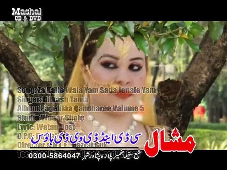Pashto New Song 2016 Dilkash Tania - Za Kalie Wala Yam Sada Jenaie Yam HD