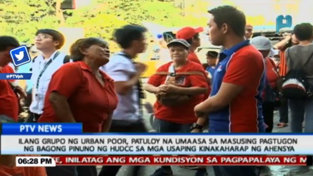 Ilang grupo ng urban poor, patuloy na umaasa sa masusing pagtugon ng bagong pinuno ng HUDCC
