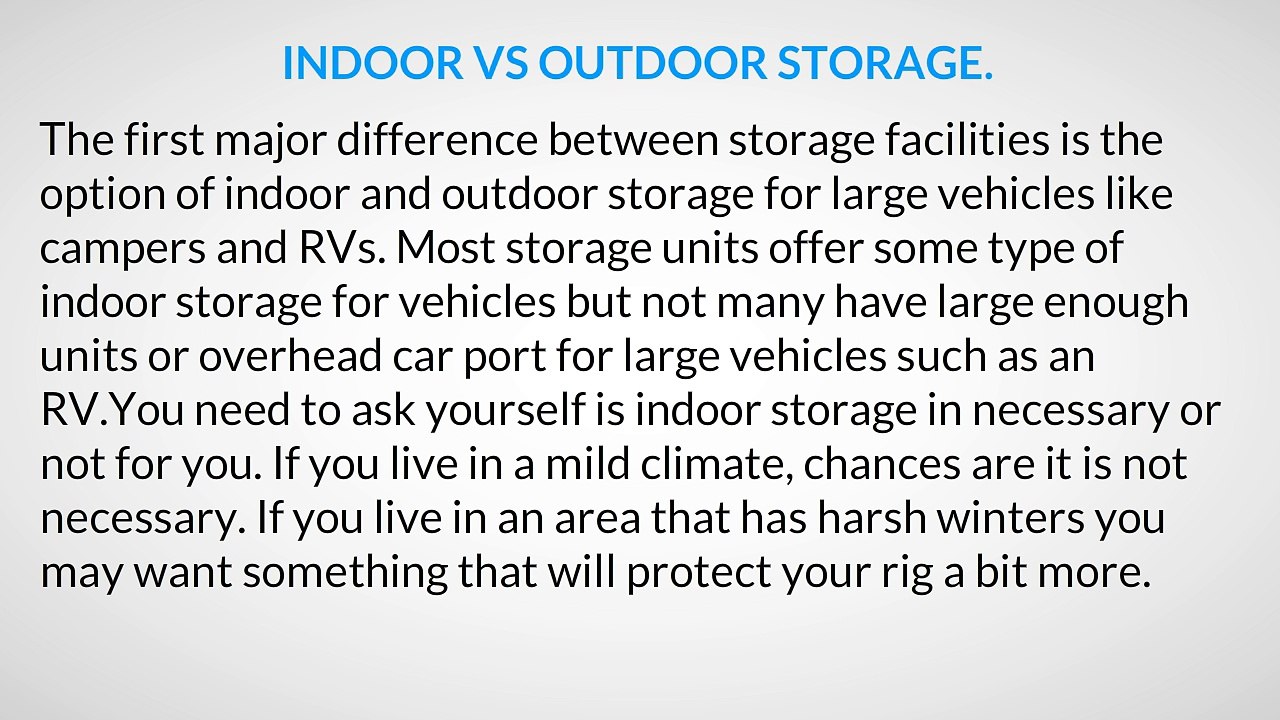 Commercial Storage Rental Ideas