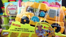 Play-Doh Diggin Rigs Buster The Power Crane Unboxing