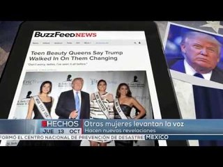 Mujeres acusan abusos - Trump lo niega todo