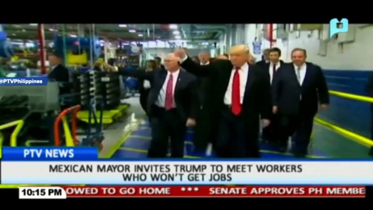 Mexican Mayor invites Trump to meet workers who...