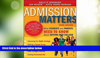 Best Price Admission Matters: What Students and Parents Need to Know About Getting into College