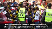 After border closure, Venezuelans traveling to Colombia stranded