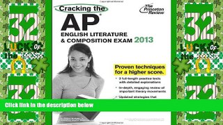 Best Price Cracking the AP English Literature   Composition Exam, 2013 Edition (College Test