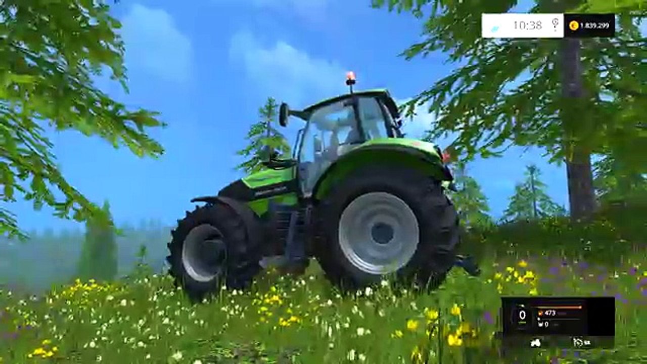 Grüner Trecker Simulator Spiel Trecker Spielzeug Simulator