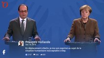 Alep : « un devoir d’agir » selon François Hollande