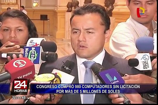 Congreso compró 980 computadoras sin licitación por más de 5 millones de soles