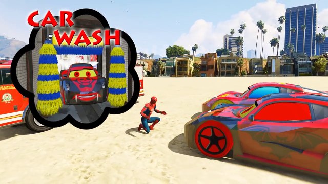 Mr. Vampire bite Lightning McQueen steering wheel and turned him a Vampire Car in Cartoon for Kids