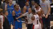 Russell Westbrook and Damian Lillard have some words   Thunder vs Blazers - December 13,2016-17 NBA Season
