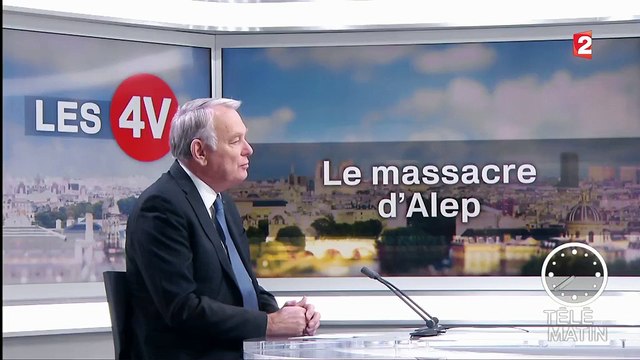 Alep : Jean-Marc Ayrault réclame la présence d'observateurs de l'ONU pour superviser l'évacuation des civils