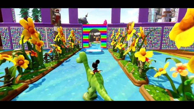 Disney Mickey Mouses Adventures w/ Arlo & Butsh Dinosaurs ( The good Dinosaur ) + Playlist For Kids