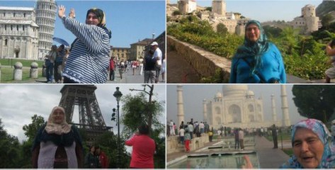 25 ülke gezen 'hür kız' Ayşe Teyze