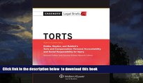 Best Price Casenote Legal Briefs Casenote Legal Briefs: Torts, Keyed to Dobbs, Hayden, and