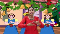 Jingle Bells With Actions | Nursery Rhymes For Kids With Lyrics | Action Songs For Children
