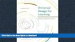 Pre Order Universal Design for Learning: Theory and Practice On Book