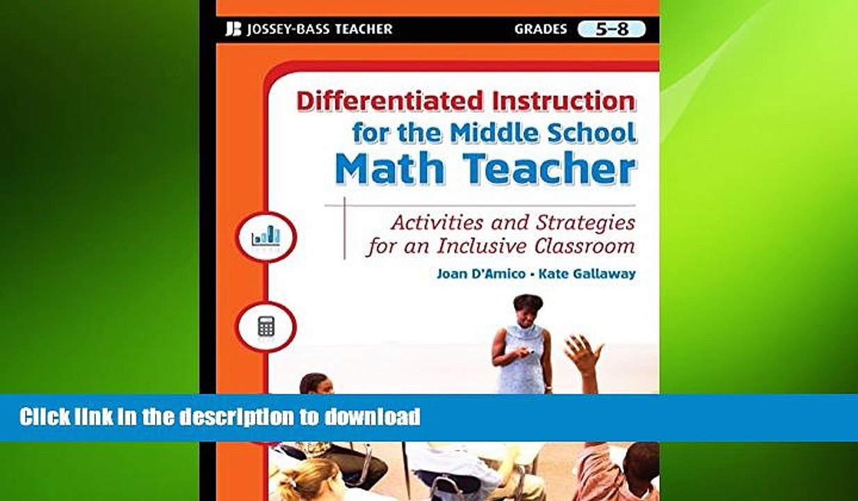 Free [PDF] Differentiated Instruction for the Middle School Math Teacher: Activities and