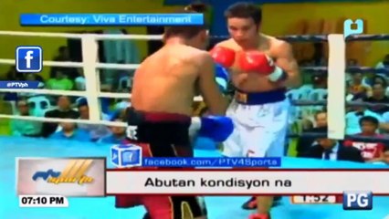 Abutan, nasa kondisyon na; Crucial experience ng trainer