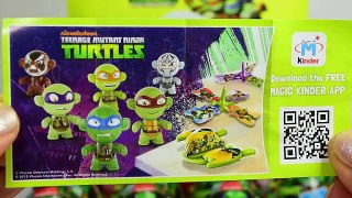 Huevos Kinder Sorpresa de Tortugas Ninja en Español | JuguetesYSorpresas