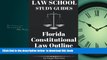 Buy Legal Success Law School Study Guides: Florida Constitutional Law: Florida Constitutional Law