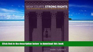PDF [FREE] DOWNLOAD  Weak Courts, Strong Rights: Judicial Review and Social Welfare Rights in