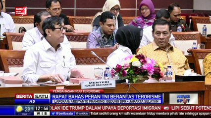 DPR Bahas Peranan TNI dalam Pemberantasan Terorisme