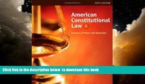 Best Price Jr.  Otis H. Stephens American Constitutional Law: Sources of Power and Restraint,