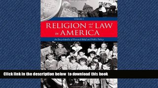 Best Price Scott A. Merriman Sr. Religion and the Law in America [2 volumes]: An Encyclopedia of