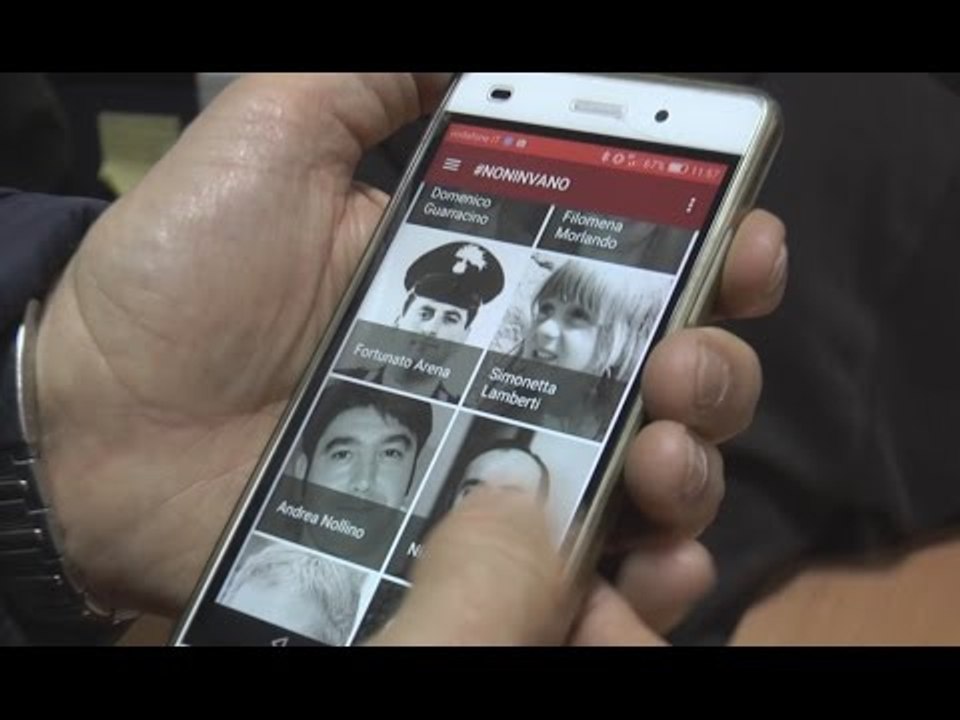 Napoli - L'App #NONINVANO per ricordare le vittime innocenti (13.12.16)