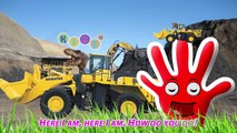 Heavy Equipment 3D Dinosaur Finger Family Nursery Rhymes BY KidsW