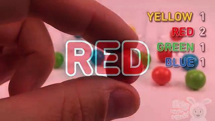 Challenge Toddler Preschool Game Learn Colours with Bubble Gum Candy