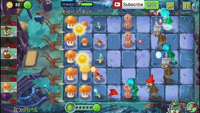 Plants Vs Zombies 2: China Version Dark Ages Day 4 - New Plants New Zombies