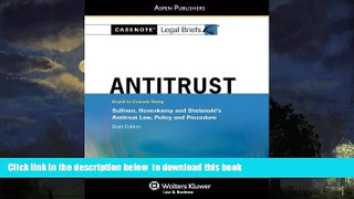 Best Price Casenotes Casenotes Legal Briefs Antitrust Law: Keyed to Sullivan   Hovencamp 6e