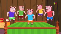 cinco cerditos pequeños | rimas niños españoles | Five Little Piggies Rhyme