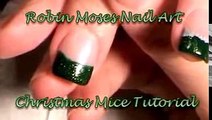 Christmas Nails | Cute Xmas Mouse Nail Art Design Tutorial