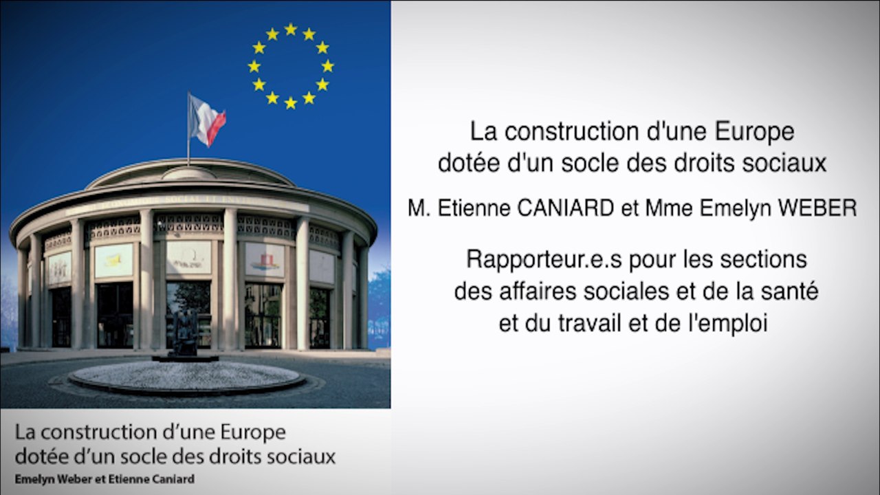 La construction d'une Europe dotée d'un socle des droits sociaux - cese