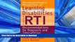 READ Neuropsychological Perspectives on Learning Disabilities in the Era of RTI: Recommendations